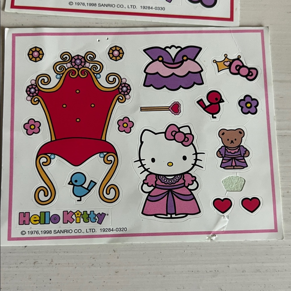1998 Hello Kitty Sticker Collection - Picture 5 of 7